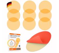 KROPP Láminas de Color Autoadhesivas para LED, Corte Circular 4 cm, Filtro Blanco cálido para corrección de Color, Intensidad Baja, de luz Diurna a incandescente, Set de filtros n.º 206 1/4 cto