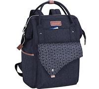 KROSER Mochila para portátil 15.6 pulgadas Mochila Escolar Mochila para Computadora Universitaria con Puerto de Carga USB Hidrófugo Mochila para Viaje/Negocio/trabajo/mujer/hombre-azul oscuro