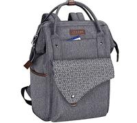 KROSER Mochila para portátil 15.6 pulgadas Mochila Escolar Mochila para Computadora Universitaria con Puerto de Carga USB Hidrófugo Mochila para Viaje/Negocio/trabajo/mujer/hombre-gris