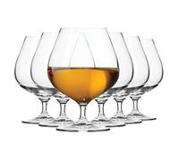 KROSNO Copas Coñac Brandy Helado Postre Balon Vaso | Conjunto 6 Piezas | 500 ML | Colección Harmony | Perfectos para Uso en Casa, Restaurante y en Fiestas | Apto para Lavavajillas