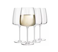 Krosno - Copas de Vino Blanco | Juego de 4 | 480 ml | Colección Modern | Vidrio Cristalino Versátil y Duradero | Claridad Impecable y Brillo Duradero | Apto para Lavavajillas