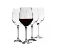 Krosno - Copas de Vino | Juego de 4 | 450 ml | Colección Harmony Lumi | Cristalería Elegante para Vinos Tintos y Blancos | Vidrio Transparente como el Cristal | Ideal para Casa, Fiestas y Regalos