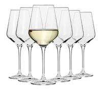 Krosno - Copas para Vino Blanco 450 ml - Juego de 6 unidades - Colección Avant-Garde - Cristal sin Plomo - Diseño Elegante, Forma Esbelta