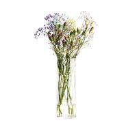 KROSNO Jarrón de Vidrio 30 cm - Colección Home, jarrón Alto para Flores, cilíndrico, diseño Minimalista, Vidrio Grueso, para Ramos, Hierbas y decoración Interior