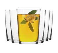 Krosno set de 6 vasos de té | 250 ml | Ideal para casa, restaurantes y fiestas | Apto para lavavajillas