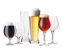 Krosno Set de Degustación Cerveza Vasos Capos | Conjunto 6 Piezas | Perfectos para Uso en Casa y en Fiestas | Apto para Lavavajillas