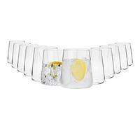 Krosno Vasos de Agua Gin Tumbler | Conjunto 12 Piezas | 430 ML | Avant-Garde Collection | Perfectos para Uso en Casa, Restaurante y en Fiestas | Apto para Lavavajillas