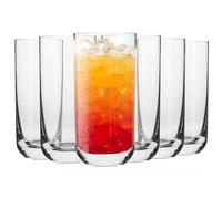 Krosno Vasos de Agua Jugo | Conjunto 6 Piezas | 360 ML | Glamour Collection | Perfectos para Uso en Casa, Restaurante y en Fiestas | Apto para Lavavajillas