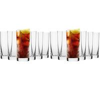Krosno Vasos de Agua Jugo | Conjunto de 12 Piezas | 350 ML | Colección Blended | Perfectos para Uso en Casa, Restaurante y en Fiestas | Apto para Lavavajillas