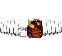 Krosno Vasos de Agua Jugo Tumbler | Conjunto de 12 Piezas | 400 ML | Splendour Collection | Perfectos para Uso en Casa, Restaurante y en Fiestas | Apto para Lavavajillas