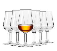 Krosno Vasos de cata para whisky | Juego de 6 | 110 ml | Colección Pure | Ideal para casa, restaurantes y fiestas | Apto para lavavajillas | Cristal sin plomo