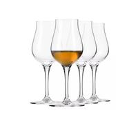 Krosno - Vasos de Whisky | Juego de 4 | 110 ml | Colección Avant-Garde | Elegante Forma de Tulipán | Vidrio Cristalino | Apto para Lavavajillas | Ideal para Realzar los Aromas del Whisky