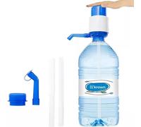 KROWN - Dispensador de Agua Manual para Garrafas, Bomba de Agua Compatible con Botellas de 2.5 a 8 litros, Tapón de 38mm y 48mm (2 Unidades)