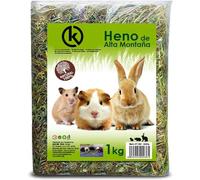 KROWN - Heno de Alta Montaña con Hierbas Naturales - Alimento Esencial para Hámster y Mascotas Pequeñas (1kg)