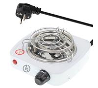 KROWN - Hornillo Eléctrico Portátil de 500W, Encendedor de Carbón para Cachimba o Shisha, Antiadherente Esmaltado de Acero Inoxidable