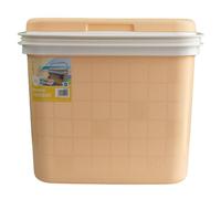 KROWN - Nevera Portátil Térmica, Color Amarillo Pastel, Polipropileno, Ideal para Actividades al Aire Libre en el Jardín, Camping, Barbacoas, Picnic, Playa, Capacidad 25L