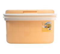 KROWN - Nevera Portátil Térmica, Color Amarillo Pastel, Polipropileno, Ideal para Actividades al Aire Libre en el Jardín, Camping, Barbacoas, Picnic, Playa, Capacidad 16L.