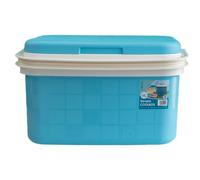KROWN - Nevera Portátil Térmica, Color Azul Pastel, Polipropileno, Ideal para Actividades al Aire Libre en el Jardín, Camping, Barbacoas, Picnic, Playa, Capacidad 16L