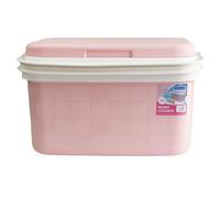 KROWN - Nevera Portátil Térmica, Color Rosa Pastel, Polipropileno, Ideal para Actividades al Aire Libre en el Jardín, Camping, Barbacoas, Picnic, Playa, Capacidad 16L