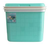 KROWN - Nevera Portátil Térmica, Color Verde Pastel, Polipropileno, Ideal para Actividades al Aire Libre en el Jardín, Camping, Barbacoas, Picnic, Playa, Capacidad 25L