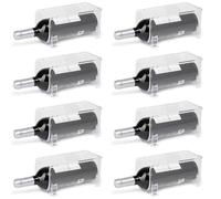 KROWN - Organizador de Botellas 10x10x20cm, Botellero Apilable Transparente, Vino Nevera, Porta Botellas Apilable