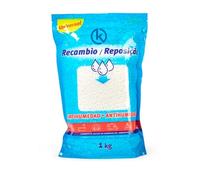 KROWN - Recambio Antihumedad 1 kg, Absorbe Humedad, Deshumidificador Antihumedad Habitación, Atrapa Humedad Interior para Armarios, Cocina, Coche, Trasteros, Baños