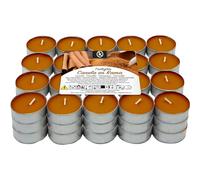KROWN - Velas de Té Perfumadas, Velas Decorativas Aromáticas (Canela, 60 Velas)