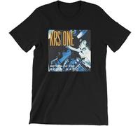 KRS-One Return of The Boom Bap T-Shirt - BDP KRS One Hip Hop NYC Album Art 90's Black