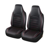 KRTHNI Fundas Asientos Delanteros Coche Universales, para Odyssey RL1 RL3 RL4 RL5 RL6, Asiento de Coche con Respaldo Alto, Cuero Funda Asiento Coche,B-Red