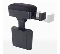 Krtopo - Caja de almacenamiento para reposabrazos de coche con portavasos - Funda para consola central, reposabrazos ajustable y extensible, soporte para el codo y el antebrazo, brazo estirable para