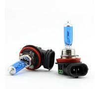 Krtopo H11 100W 12V Lámpara Halógena para Coche Bombilla de Xenón Blanco