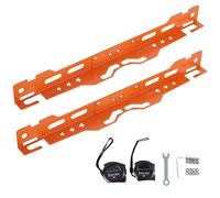 Krtopo Herramienta de Alineación de Ruedas con 2 Cintas 3 Métricas y Llaves - Herramientas de Alineación Automotriz Prueba de Óxido Mediciones Rápidas Precisas Coches SUV Camiones Ligeros - Naranja