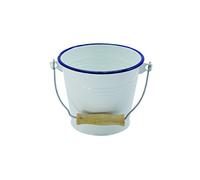 Krüger 13214HU Husum - Cubo Mini (1,3 L, diámetro x Alto): 14 x 13 cm, Color Blanco