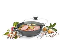 Krüger 2027345 Delta Cazuela de aluminio Negro 28 cm