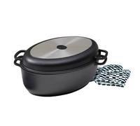 Krüger 23040 - Fuente de Horno Doble, Color Negro