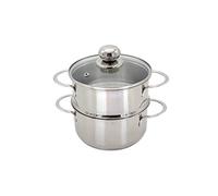Krüger 497374 - Olla vaporera de Acero, 16 centímetros, Color Plateado