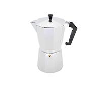 Krüger 513 - Cafetera de aluminio para 12 tazas, color plateado