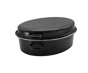 Krüger Gourmet GBCS42 - Asador de Gansos con Tapa (42 cm, 10,5 l)