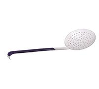 Krüger 'Karl 4812/B Espumadera Husum 12 cm - Espumadera, Acero, Color Blanco con Borde Azul, 36, 50 x 12 x 0, 2 cm