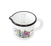 Krüger Karl lácteos Caldera de Hierro esmaltado, ¿por qué Venecia, Diferentes tamaños, Colores Interiores/Exteriores Blancas de 10 cm