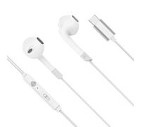 Krüger&Matz Auriculares Intrauditivos Intrauditivos con Micrófono a USB-C KMPC2-W Blanco