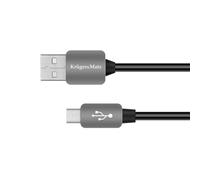 Krüger & Matz - Cable USB (conector micro USB, 1 m)
