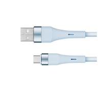 Krüger&Matz Cable USB - Micro USB 1 m Silicona Azul KM1270-1BL