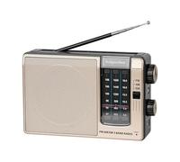 Krüger&Matz Radio Analógica Portátil Potencia 3W Am/FM/SW Recargable 800mAh Antena Telescópica Jack 3.5 KM0830