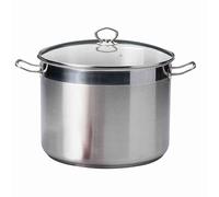 Krüger Maxi Topf con Tapa de Cristal de Acero Versión 20L