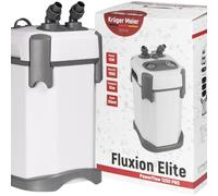 Krüger Meier Fluxion Elite 1200 Pro - Filtro Externo para Acuario con Entrada Doble, 100-250L, 12W, 3 cestas de filtración, silencioso