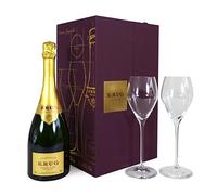 Krug Grande Cuvee Champagne Set con dos copas