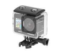 Kruger&Matz Cámara Deportiva 4K 60 FPS Visión P400 4GB RAM Pantalla 2" 320 x 240 Pixeles WiFi Micrófono Funda Impermeable KM0292