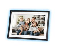 Kruger & Matz KM1103 - Marco de fotos digital con iluminación (1280 x 800 px 10,1 pulgadas, Wi-Fi, microSD, temporizador, temporizador)