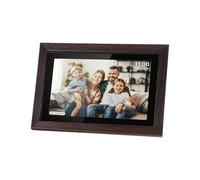 Kruger&Matz Marco de Fotos Digital FRAMEO 1280 x 800 Pixeles 10.1 Pulgadas Wi-Fi MicroSD Clips Video Temporizador Clima Marco de Madera KM1102
